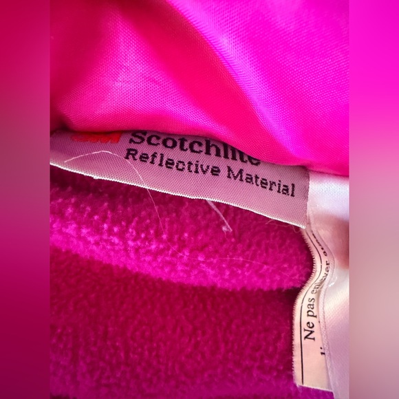 Kamik Girls Snow Coat Size 5 Insulated Hooded Ski Jacket - navy & pink - Picture 10 of 16